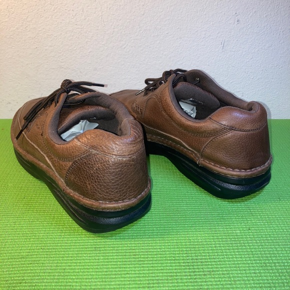 Dr, Scholls Men's Brown Leather Victory Shoes Massaging Gel Insoles 12 W Lace Up - Picture 4 of 10